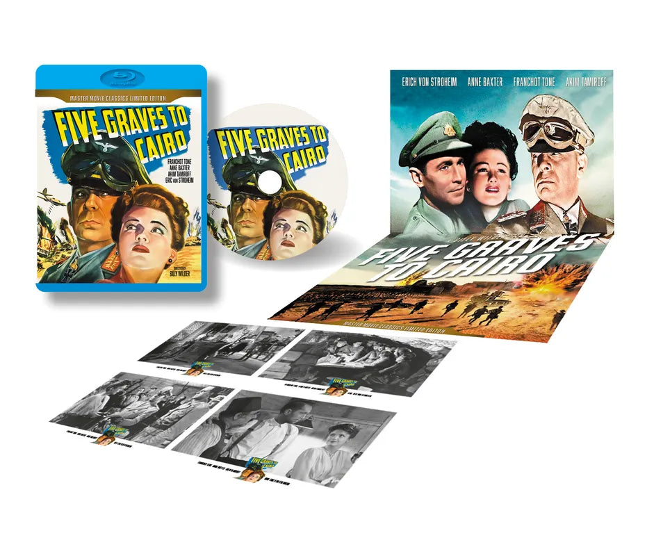 Five Graves to Cairo (1943) - Blu-ray - Limited Poster Edition
