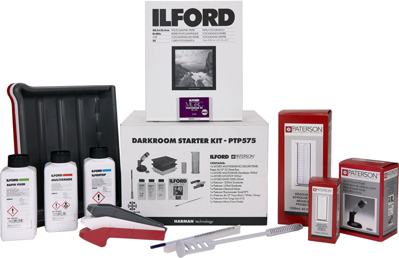Ilford + Paterson mørkerom startpakke 2