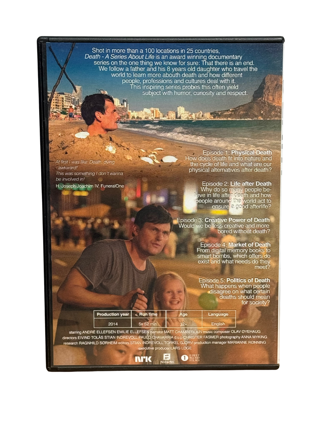 Death: A Series About Life (2014) - DVD - OOP - Brukt