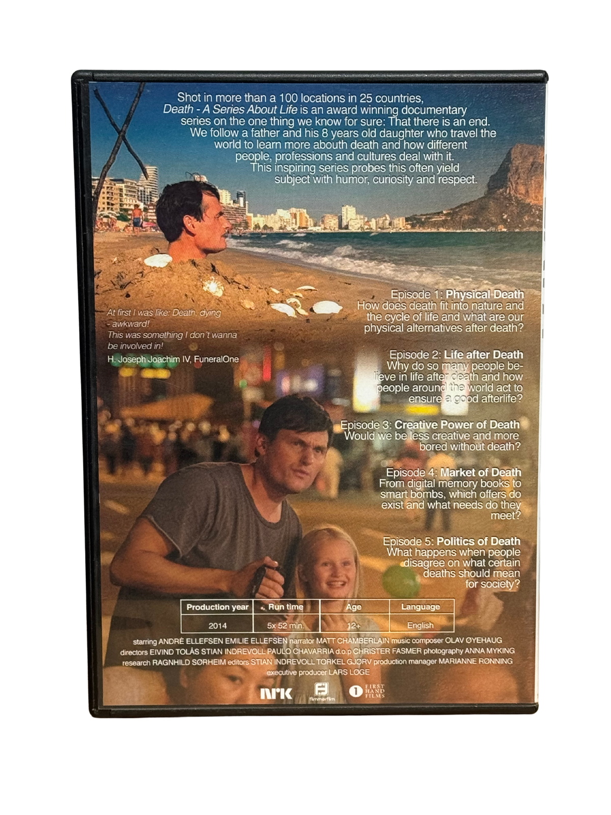 Death: A Series About Life (2014) - DVD - OOP - Brukt