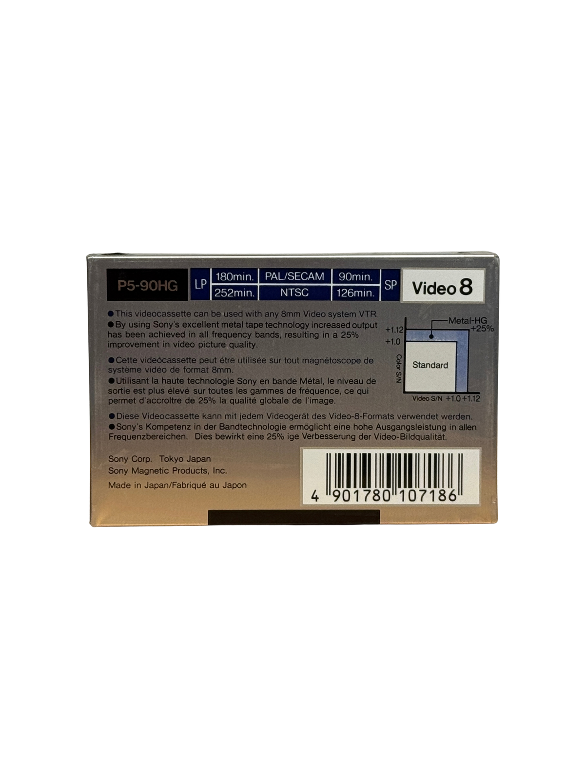Sony Video8 P5-90 90 min