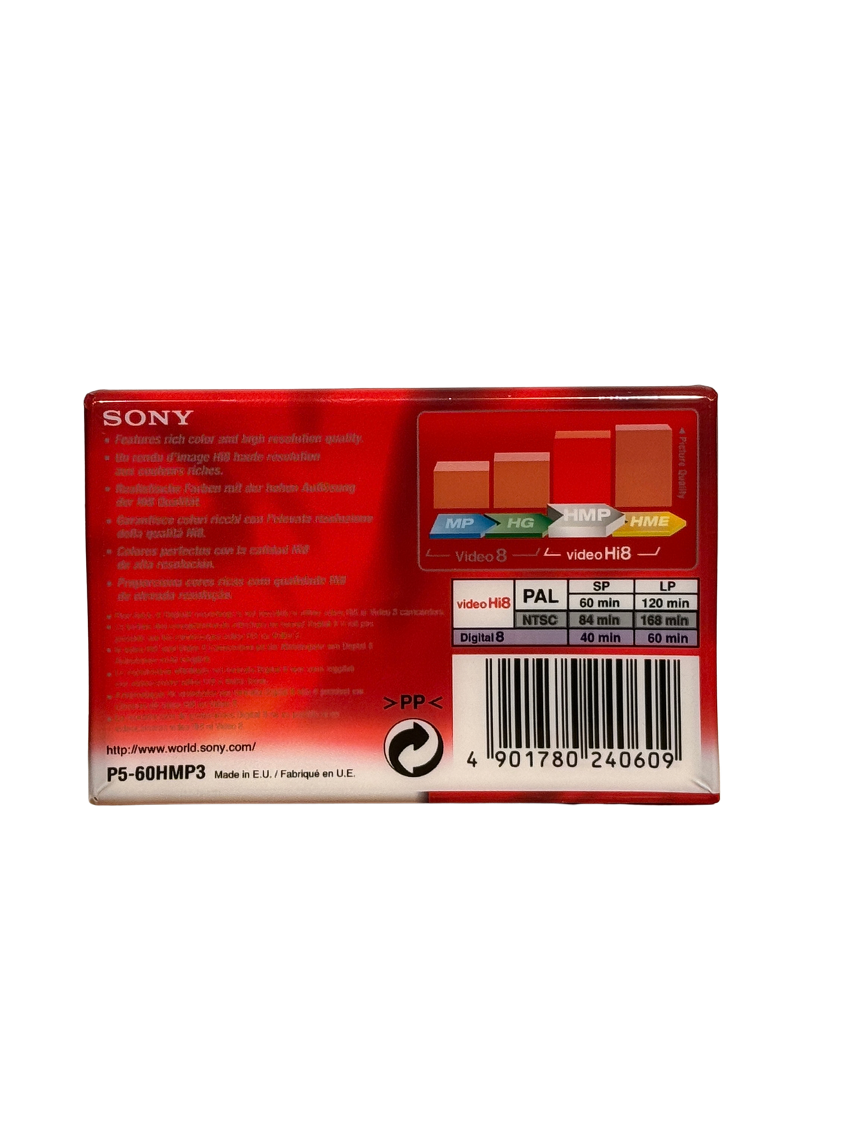 Sony Hi8 P5-60HMP 60 min