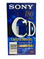 Sony VHS E-180 CD 180 min