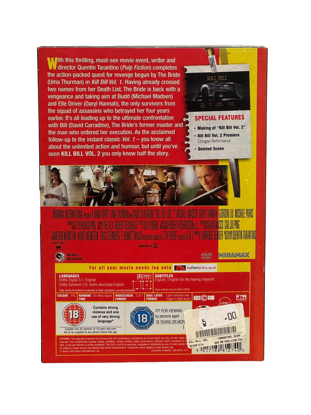 Kill Bill: Vol. 2 (2004) - DVD
