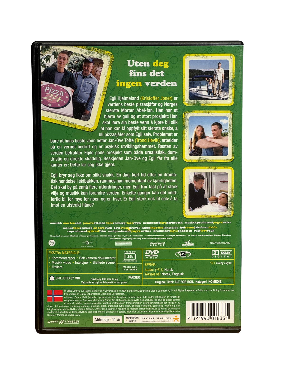 Alt for Egil (2004) - DVD - Brukt