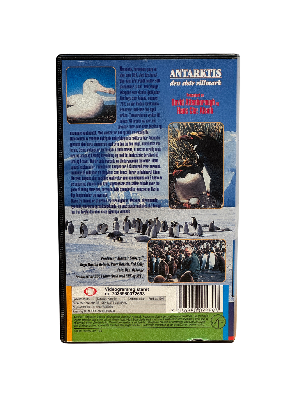 Antarktis - Den siste villmark (1993) - VHS