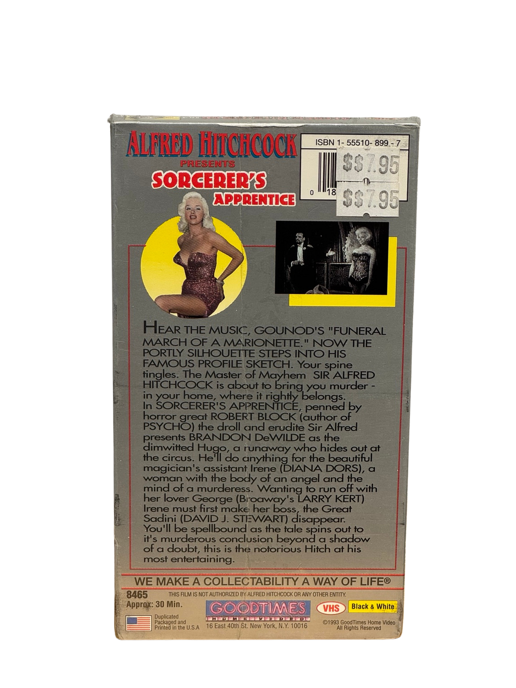 Alfred Hitchcock Presents: The Sorcerer's Apprentice (1962) - VHS - OOP