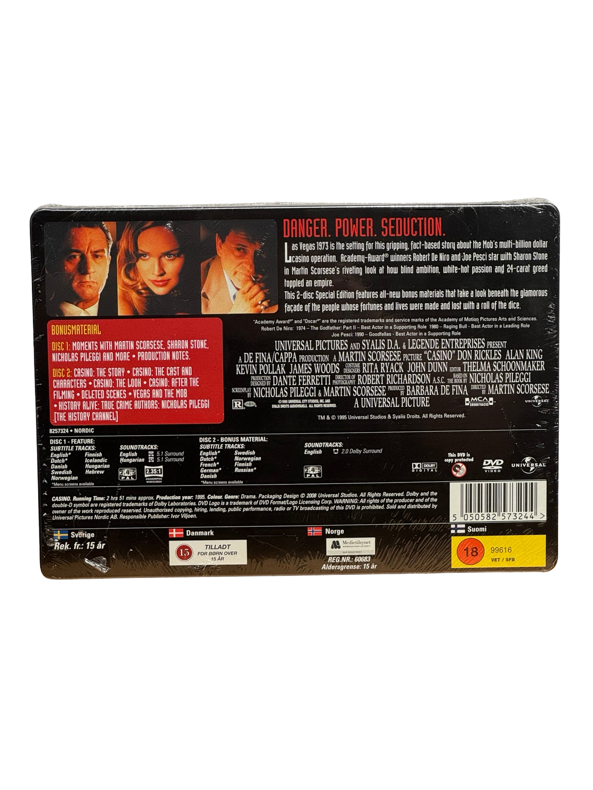 Casino (1995) - DVD - Steelbook