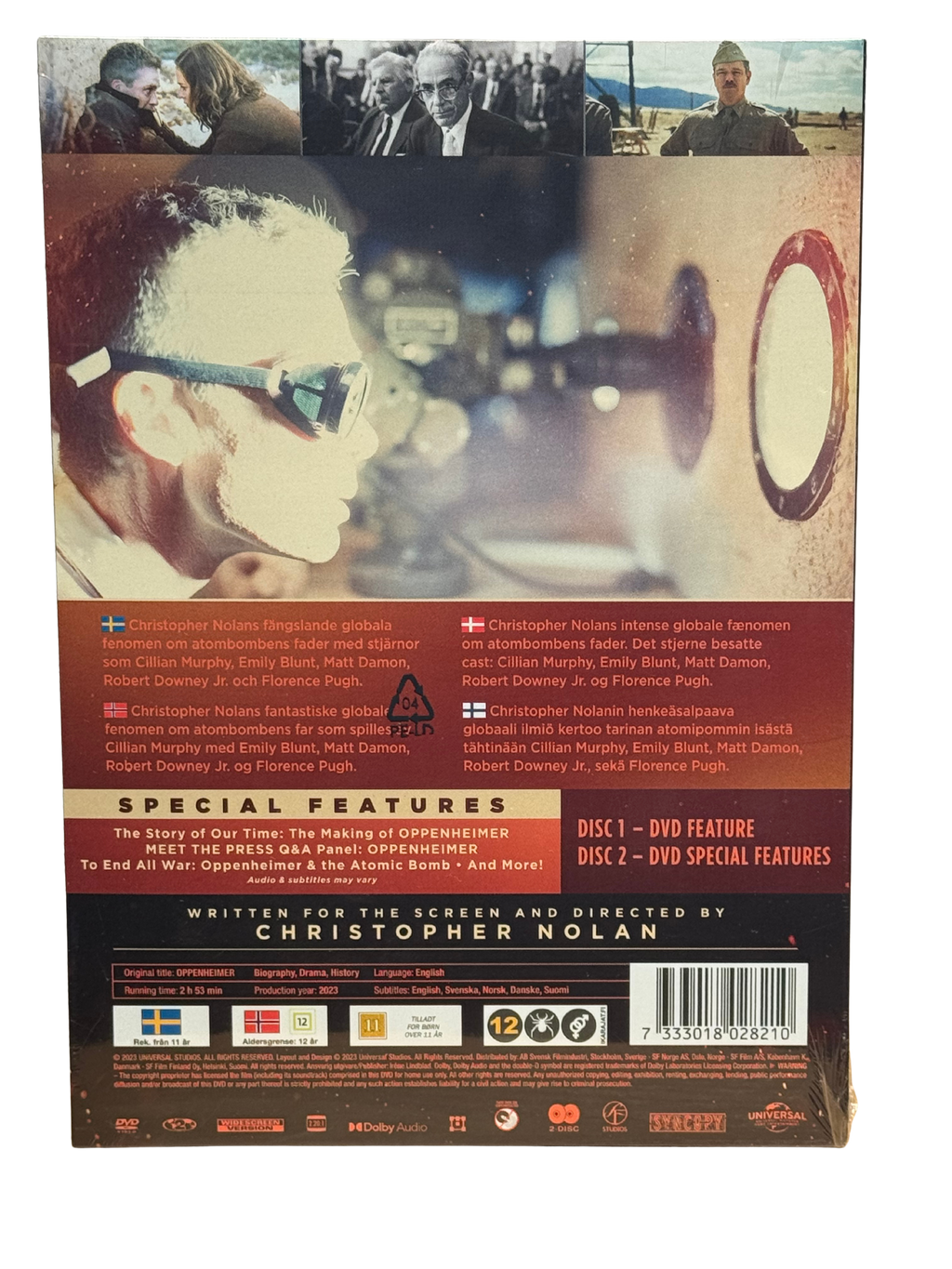 Oppenheimer (2023) - DVD - 2-Disc Edition