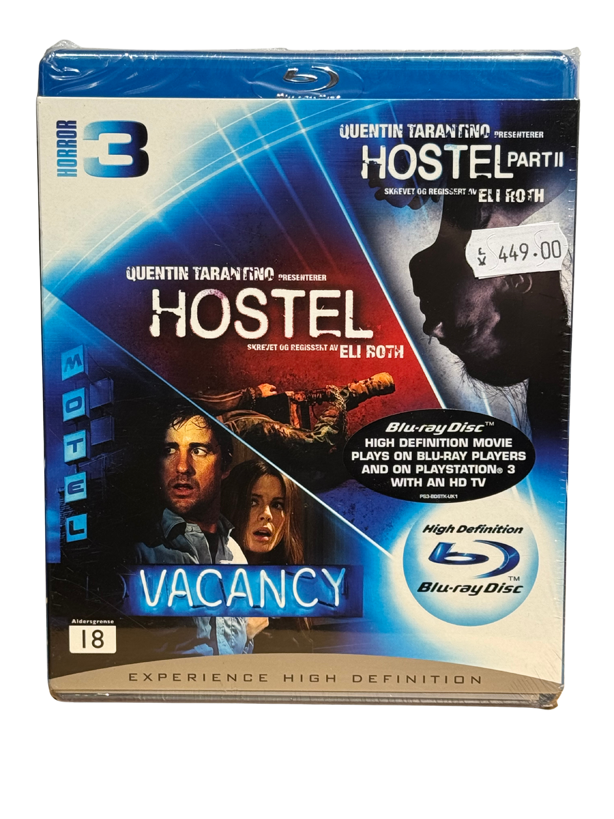 Horror 3 - Vacancy / Hostel / Hostel Part II (2005-2007) - Blu-ray