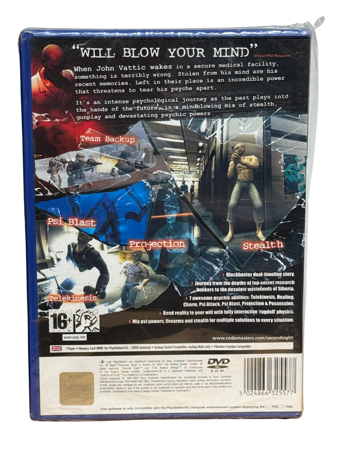 Second Sight (2004) - PlayStation 2 - OOP