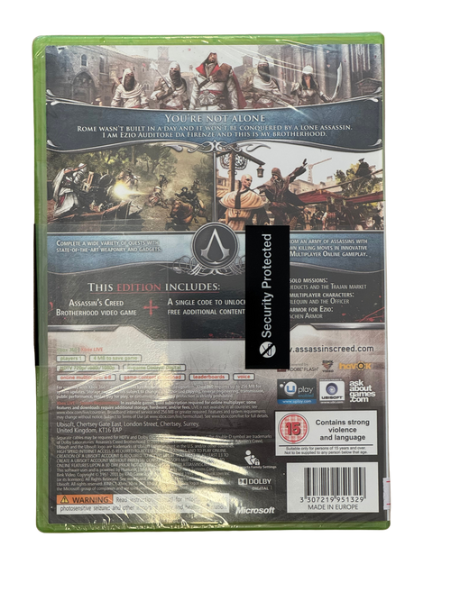 Assassin's Creed: Brotherhood - Classics (2010) - Xbox 360 - OOP
