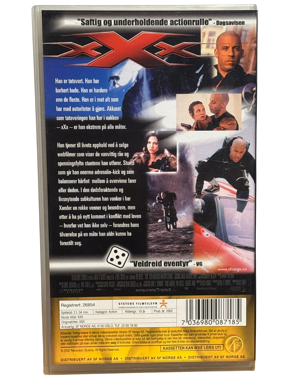 xXx (2002) - VHS - OOP