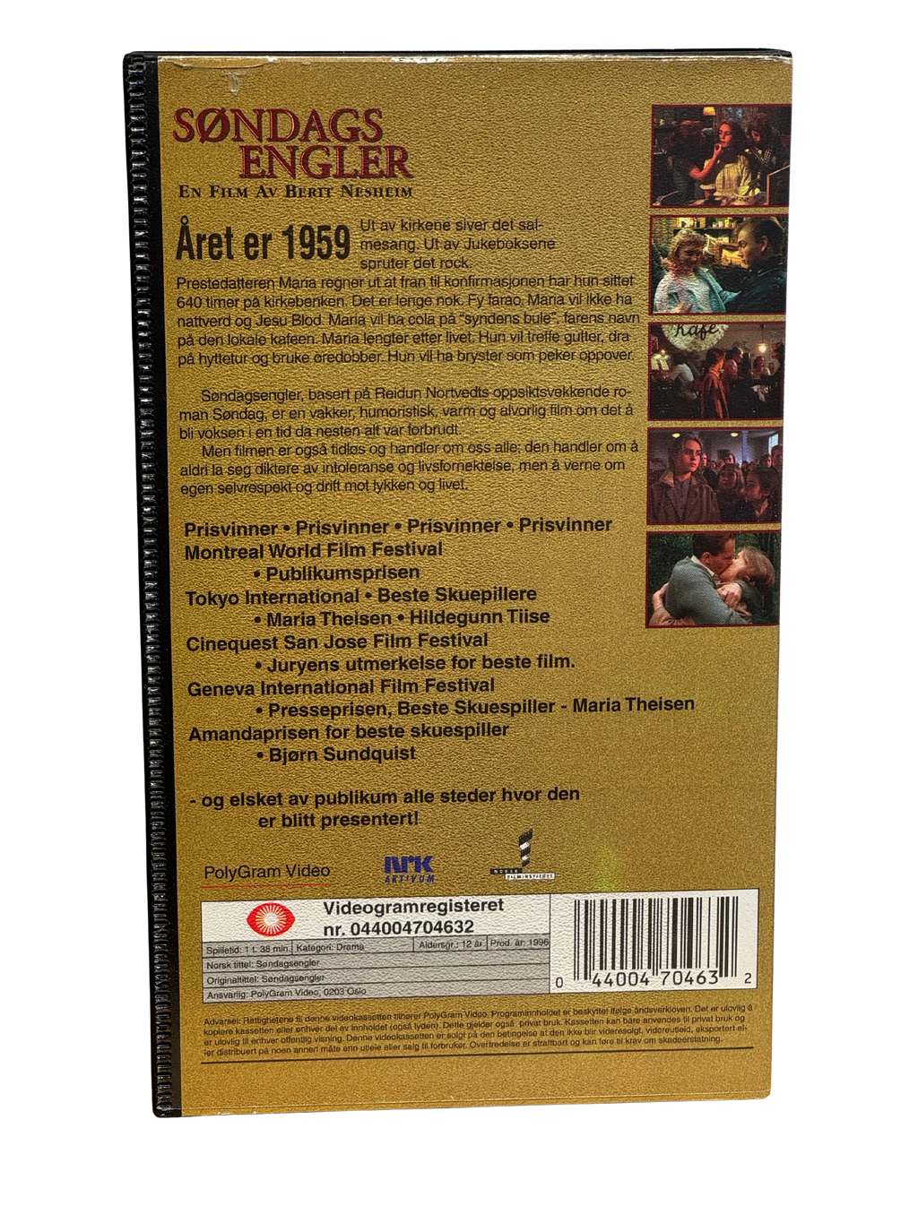 Søndagsengler (1996) - VHS - OOP