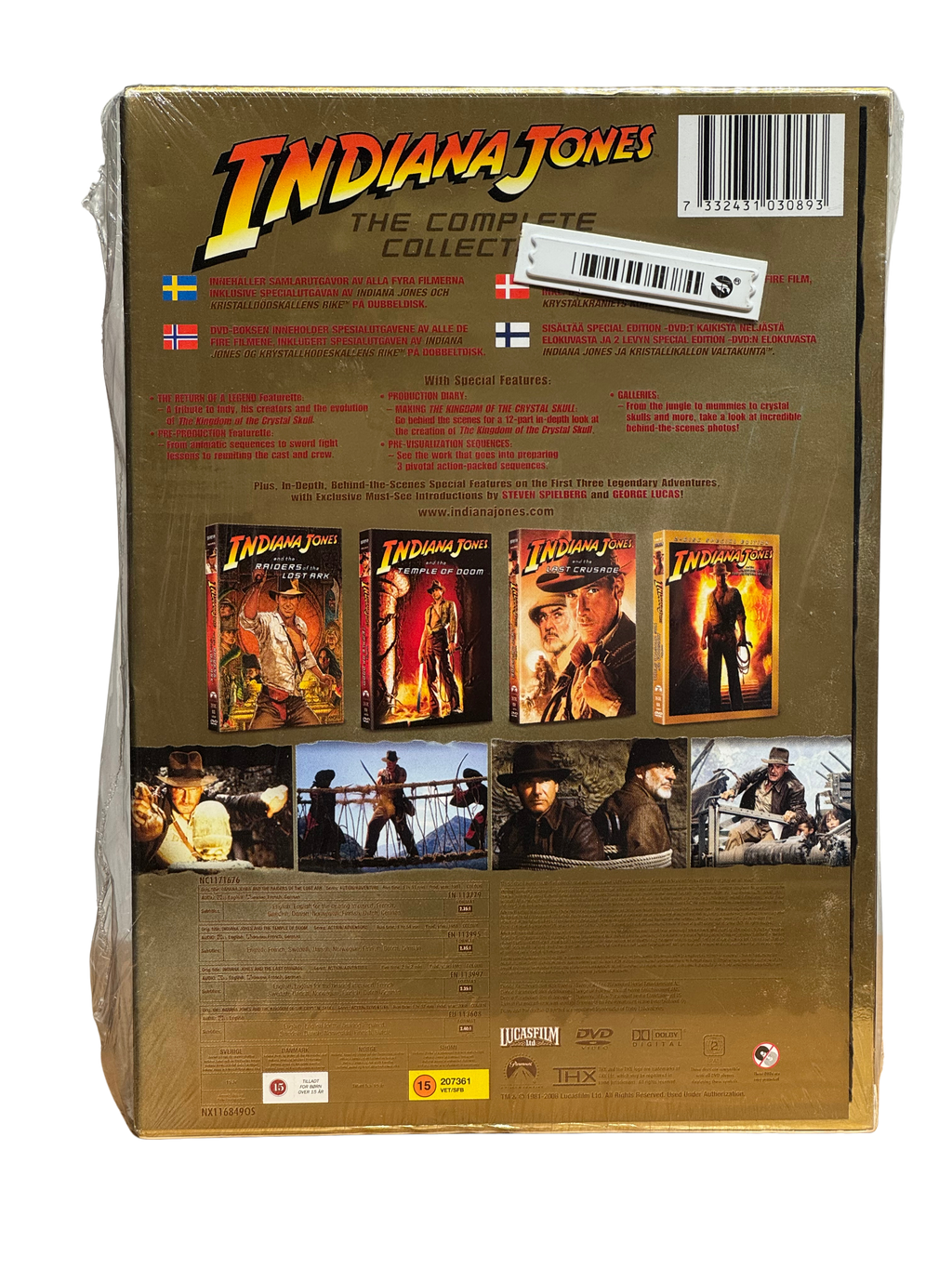 Indiana Jones: The Complete Collection (1981-2008) - DVD