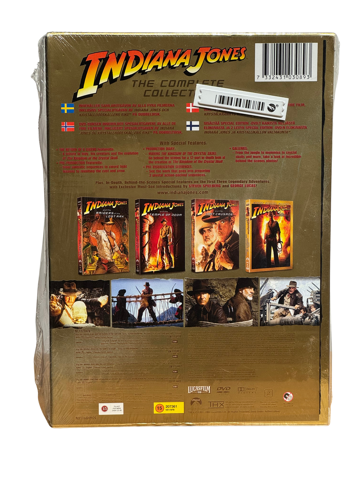 Indiana Jones: The Complete Collection (1981-2008) - DVD