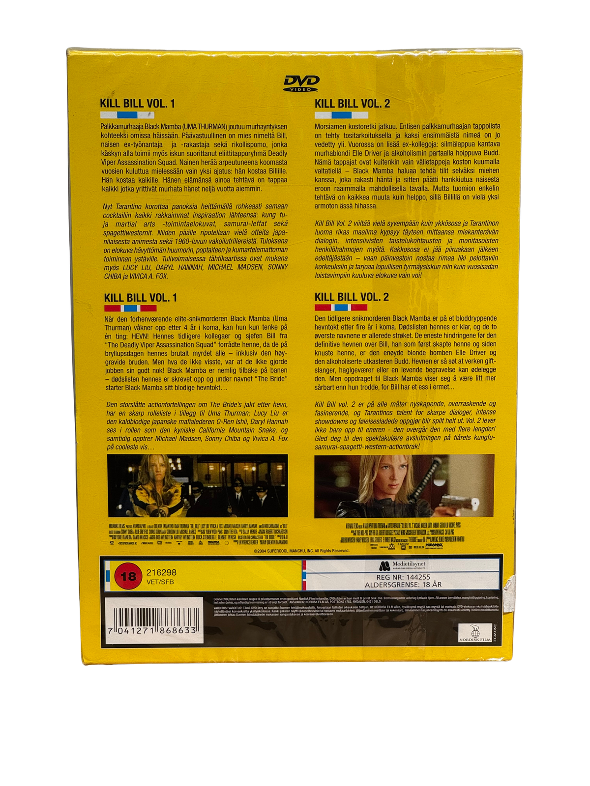 Kill Bill Vol. 1 & 2 Box Set (2003-2004) - DVD