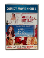 Comedy Movie Night 1 - Muriels bryllup / Min store fete greske ferie / My One and Only (1994-2009) - DVD