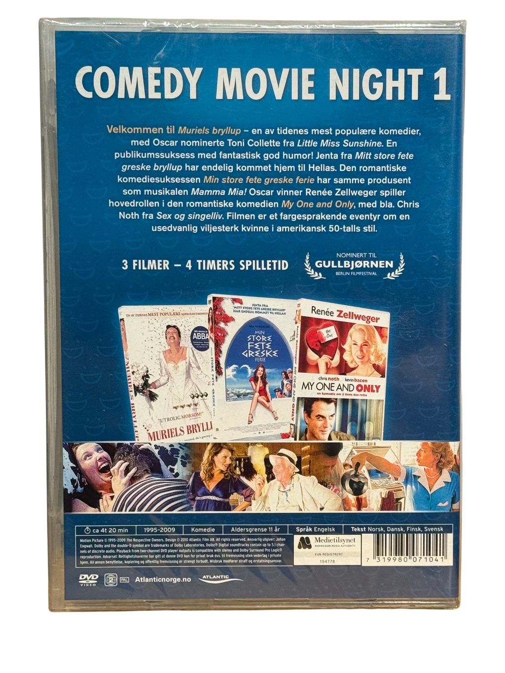 Comedy Movie Night 1 - Muriels bryllup / Min store fete greske ferie / My One and Only (1994-2009) - DVD