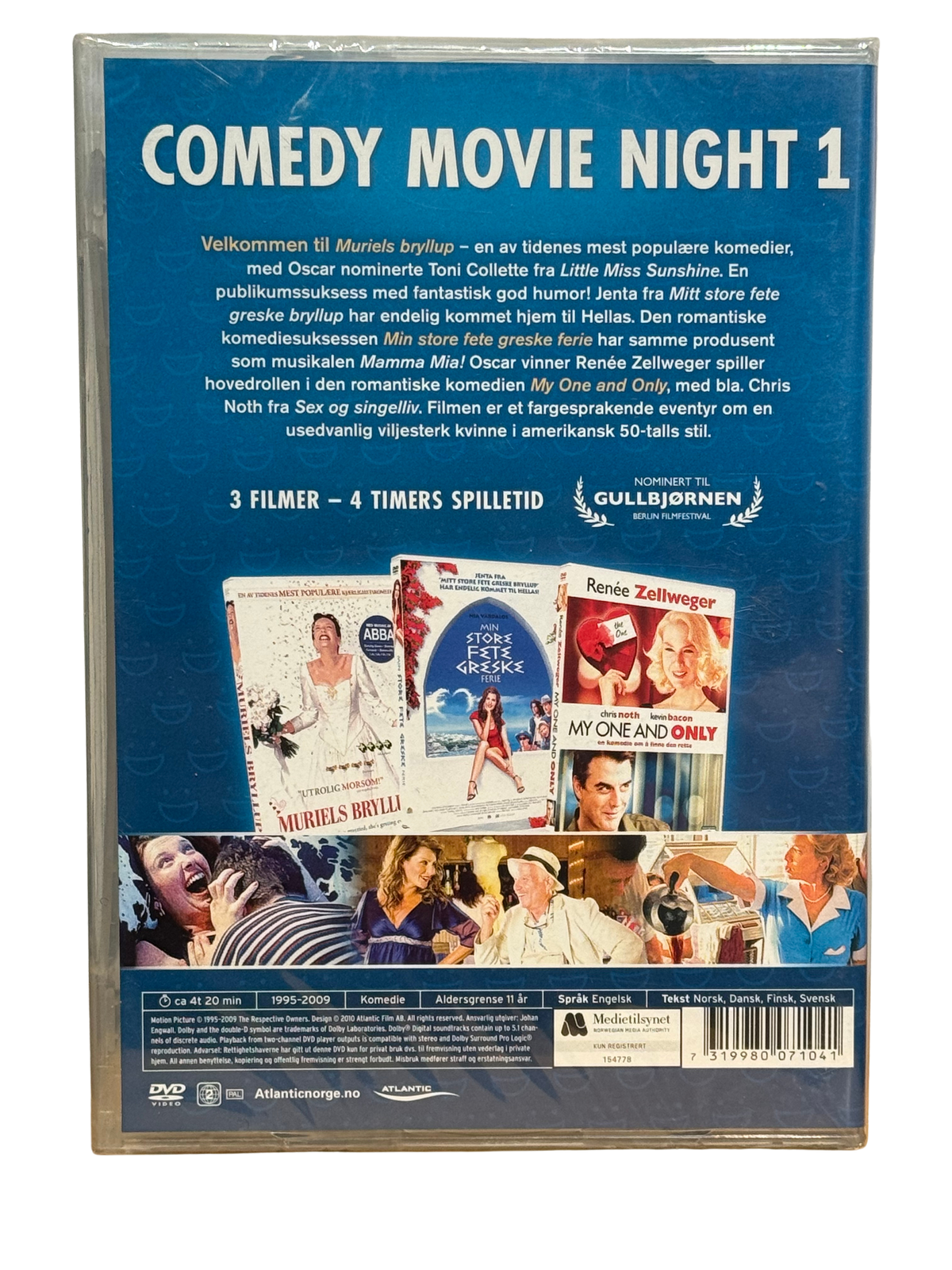 Comedy Movie Night 1 - Muriels bryllup / Min store fete greske ferie / My One and Only (1994-2009) - DVD