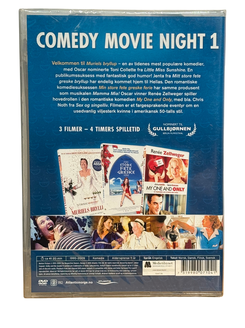 Comedy Movie Night 1 - Muriels bryllup / Min store fete greske ferie / My One and Only (1994-2009) - DVD