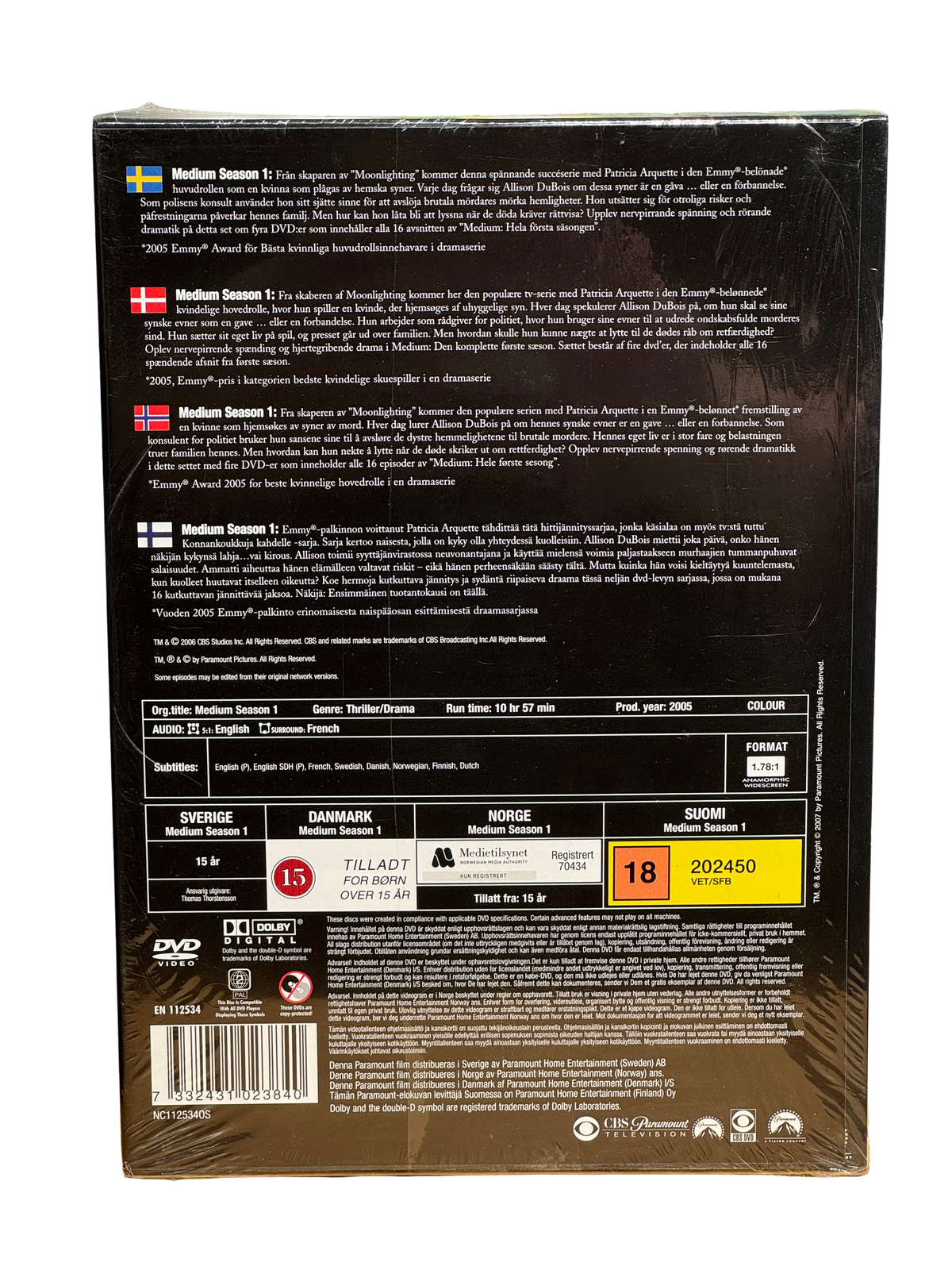Medium: Sesong 1 (2005) - DVD - OOP Sone 2