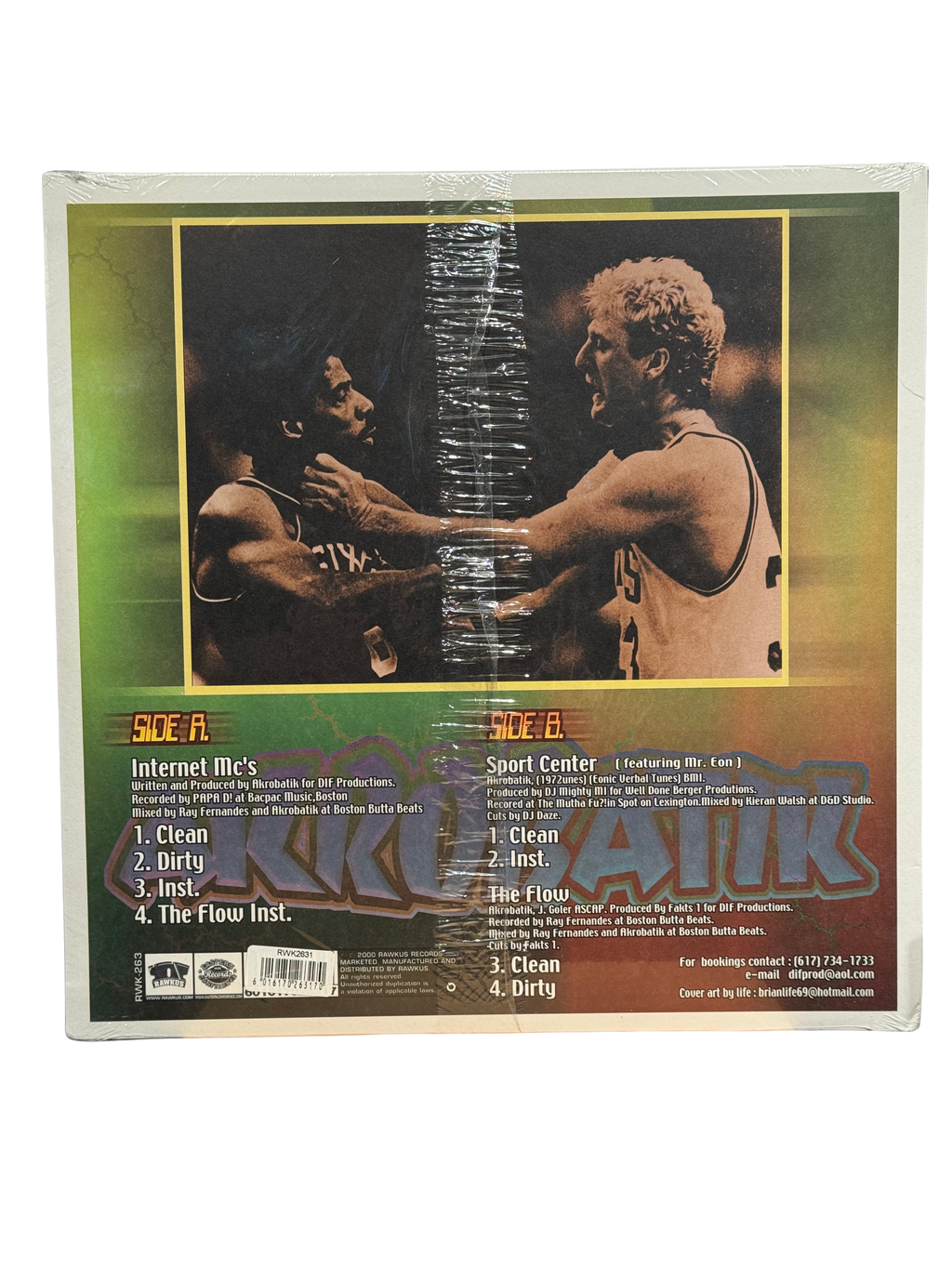 Akrobatik - Internet MC's / The Flow / Sport Center (2000) - 12" Vinyl - OOP