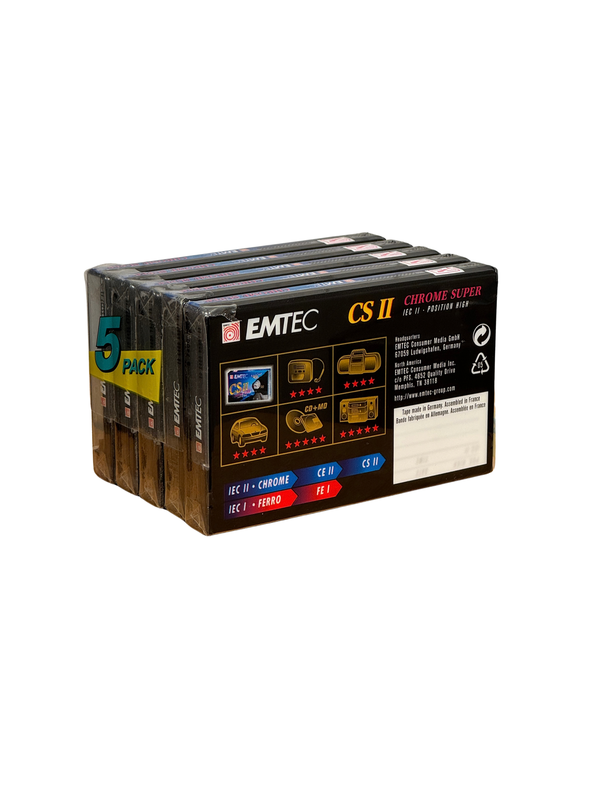 EMTEC CS II 60 min - Type II lydkassett
