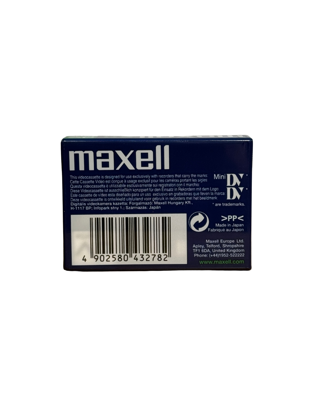 Maxell MiniDV 60 min, DVM60SE - Digital videokassett