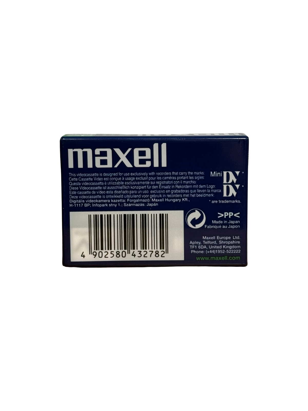 Maxell MiniDV 60 min, DVM60SE - Digital videokassett