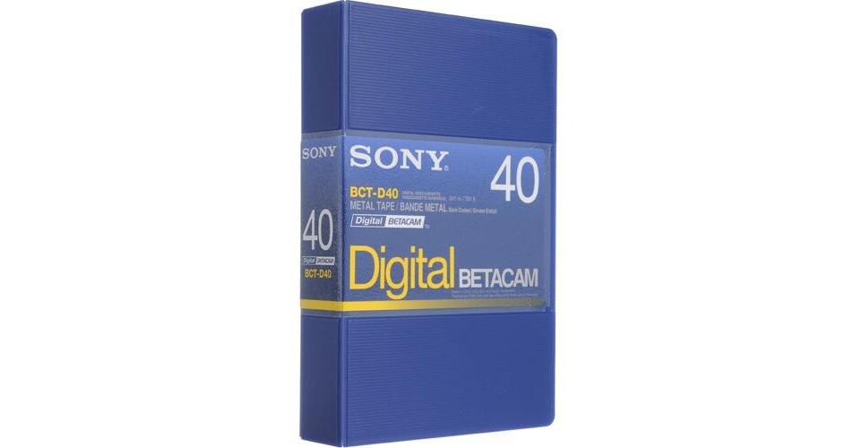 Sony BCT-D40 Digital Betacam 40 min Small