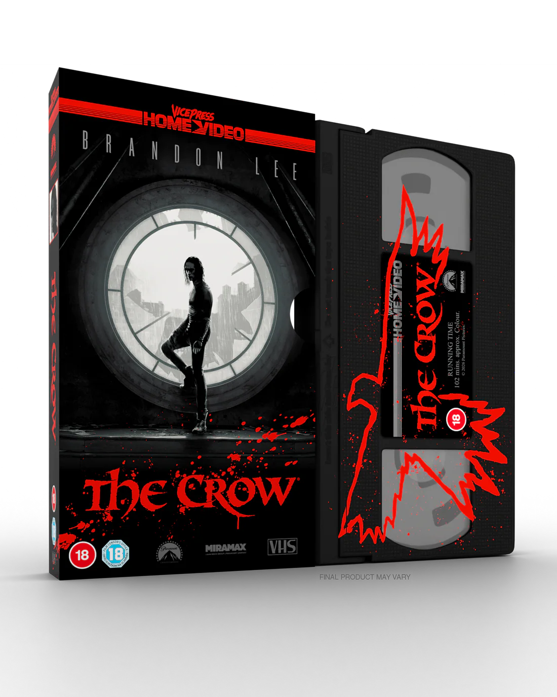 The Crow (1994) - VHS - Limited Edition